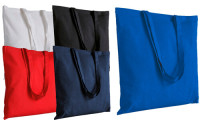 Borsa shopper cotone riciclato 120 gr