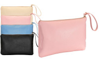 Pochette grana fine saffiano