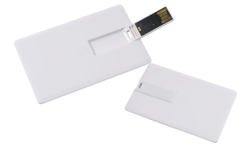 Chiavetta USB 16 GB formato carta Stampa la tua Pubblicità