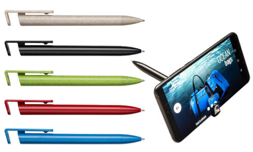 Penna twist con stand porta cellulare Personalizzali con il tuo logo