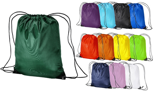 Zainetto in tinta unita in poliestere Personalizzabile