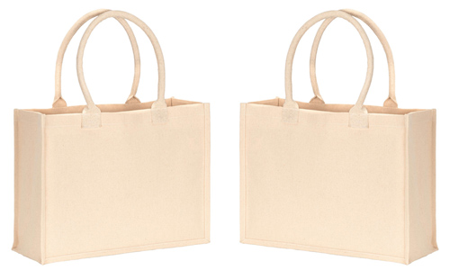 Borsa shopper cotone riciclato laminato 300 gr Personalizzabile con il tuo logo Borsa shopper cotone riciclato laminato 300 gr Personalizzabile con il tuo logo