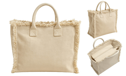 Borse personalizzabili cotone 450 gr chiusura zip 