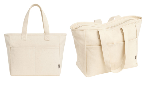 Borsa in cotone riciclato 450 g/m2 Stampa la tua Pubblicità