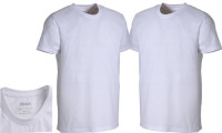 T-shirt tessuto rigenerato bianca