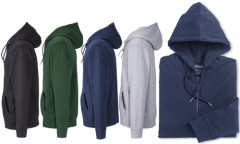 Felpa con full zip Tessuto Rigenerato
