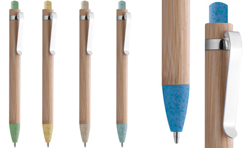 Penna in BAMBOO finiture colorate Promozionali