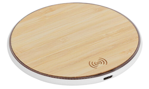 Caricatore Wireless BAMBOO RECHARGE personalizzabili