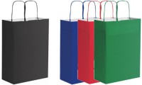 Shopper carta kraft bianca 22x29x10