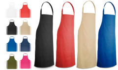 Grembiule in twill di cotone 