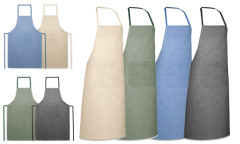 Grembiule con cotone riciclato 140 g/mq