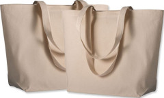 Shopper con soffietto - Big - ecru 280 gr