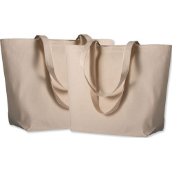 Shopper con soffietto - Big - ecru 280 gr Shopper con soffietto - Big - ecru 280 gr