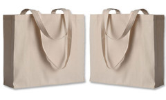 Shopper con soffietto - Orizzontale 220 gr