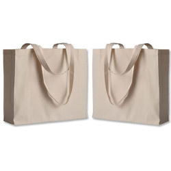 Shopper con soffietto - Orizzontale 220 gr