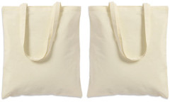 Shopper ecru con manico lungo 220 gr