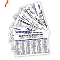 Calendari tascabili in cartoncino plastificato art.4 Calendari tascabili in cartoncino plastificato art.4