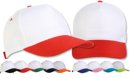 Cappellini base bianca promozionali