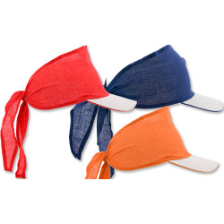 Visiera parasole con bandana