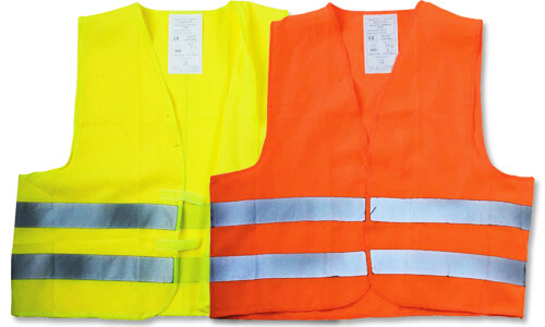 Gilet fluorescente di sicurezza