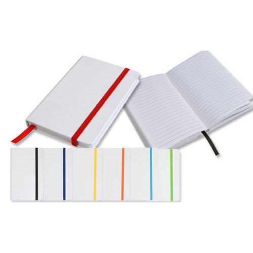 Quaderno con elastico copertina personalizzabile a colori