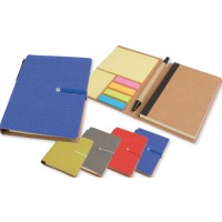 Set block notes penna e foglietti adesivi 10 x 14,5