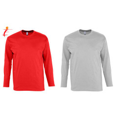 Maglietta giro collo manica lunga Maglietta giro collo manica lunga