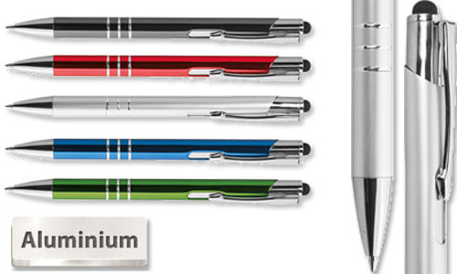 Penne in Alluminio con touch screen