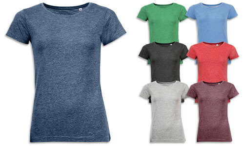 T-shirts donna, effetto Melange