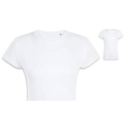 Magliette donna in poliestere, adatta per stampa a sublimazione Magliette donna in poliestere, adatta per stampa a sublimazione