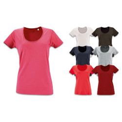 Tshirts donna ampia scollatura, cotone Jersey 150gr. Tshirts donna ampia scollatura, cotone Jersey 150gr.