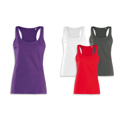 Canottiera donna, in cotone Fiammato