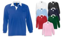 Polo unisex stile rugby, Jersey 280gr.