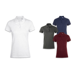 Polo donna a Pois manica corta