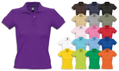 Polo donna, stile femminile con spacchi laterali